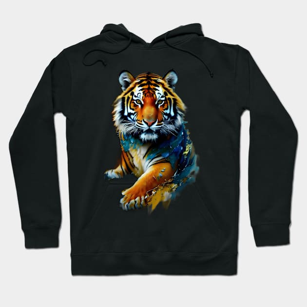 Tiger Wildlife Hoodie by CGI Studios